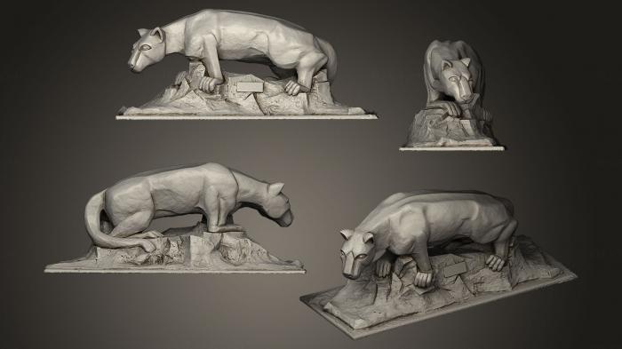 Animal figurines (STKJ_0004) 3D model for CNC machine